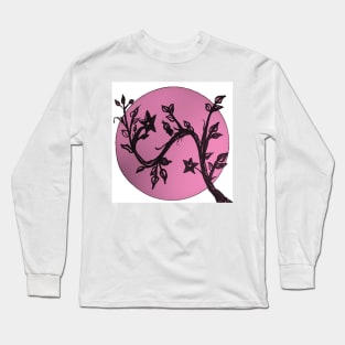 Cherry Blossom Moon Long Sleeve T-Shirt